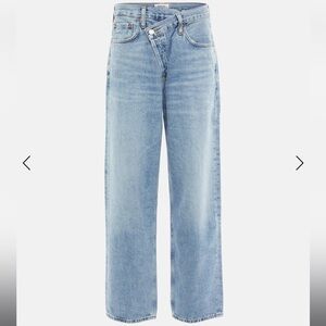 AGOLDE
Criss Cross high-rise straight jeans